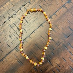 Amber Infant teething necklace